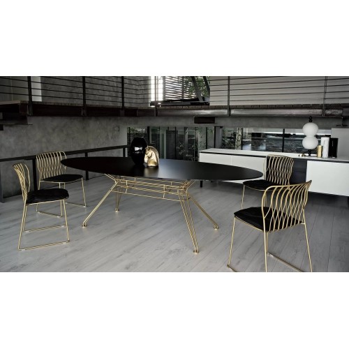 Freak Bontempi Casa Silla Con Base De Punta