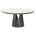 Mesa redonda Giano Keramik Premium Round de Cattelan Italia