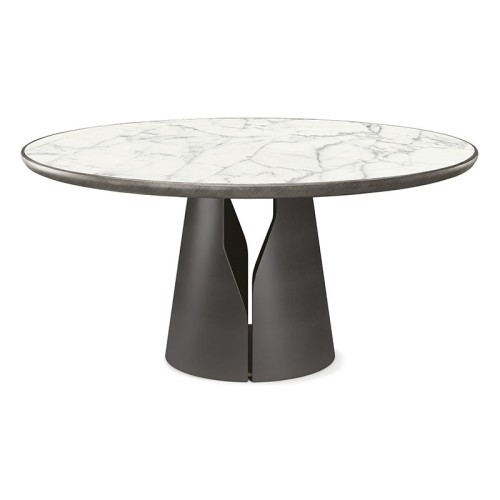 Mesa redonda Giano Keramik Premium Round de Cattelan Italia