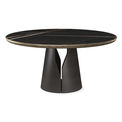 Mesa redonda Giano Keramik Premium Round de Cattelan Italia