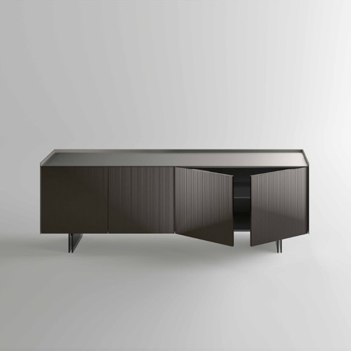 Aparador Aterea Tonelli Design con puertas de cristal espejado