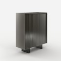 Vitrina Cabinet Aterea de Tonelli Design en vidrio H. 124 cm