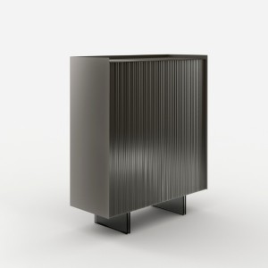 Vitrina Cabinet Aterea de Tonelli Design en vidrio H. 124 cm