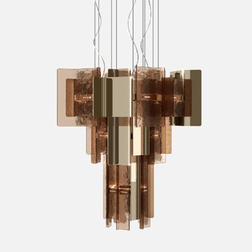 Cathedral Tonelli Design lámpara colgante LED regulable.