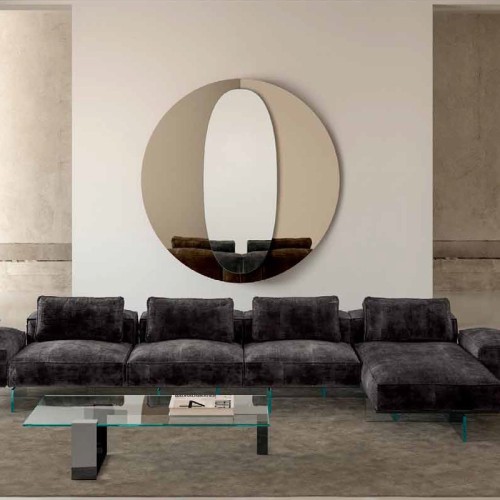 Espejo redondo de pared Central Round Tonelli Design