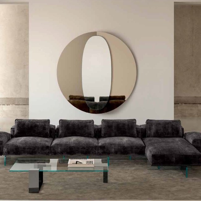 Espejo redondo de pared Central Round Tonelli Design