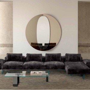 Espejo redondo de pared Central Round Tonelli Design