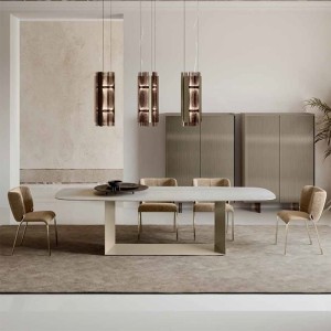 T5 Stone Tonelli Design Mesa rectangular de mármol