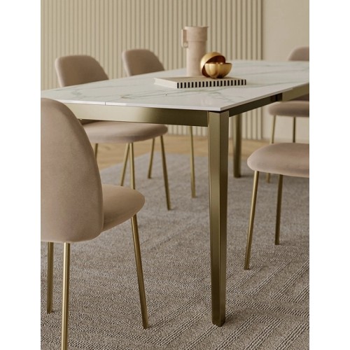 Etro Bontempi Casa Mesa Rectangular Fija moderna