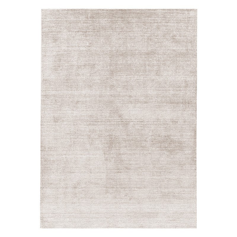 Alfombra Mohebban Pure Offwhite en seda de bambú
