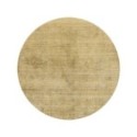 Alfombra Mohebban Pure Round Gold en seda de bambú