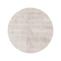 Alfombra Mohebban Pure Round Offwhite en seda de bambú