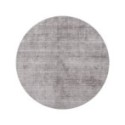 Alfombra Mohebban Pure Round Silver en seda de bambú