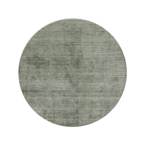 Alfombra Mohebban Pure Round Woods en seda de bambú