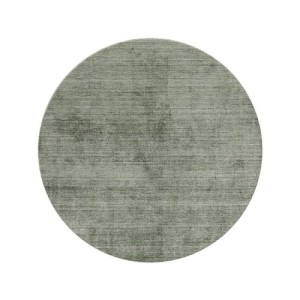 Alfombra Mohebban Pure Round Woods en seda de bambú