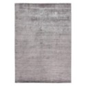 Alfombra Mohebban Pure Silver en seda de bambú