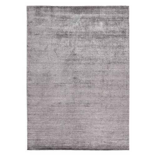 Alfombra Mohebban Pure Silver en seda de bambú