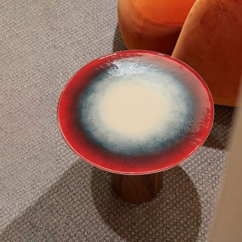 Mesa auxiliar redonda Mangiafuoco Moroso - Precios Online