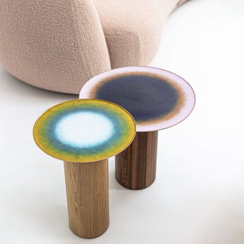 Mesa auxiliar redonda Mangiafuoco Moroso - Precios Online