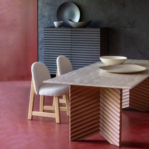 Mesa rectangular Diagonal Rows Moroso – Precio Online
