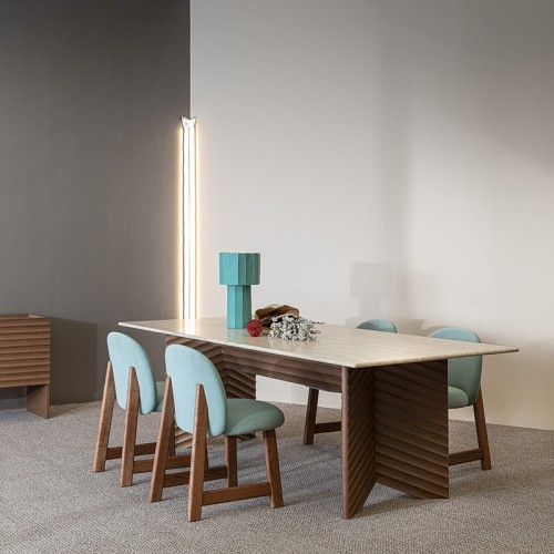 Mesa rectangular Diagonal Rows Moroso – Precio Online