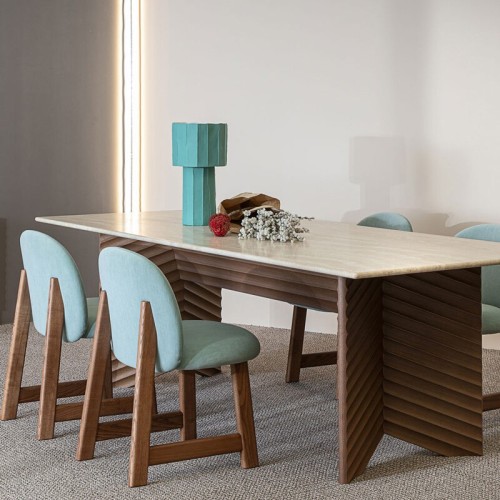 Mesa rectangular Diagonal Rows Moroso – Precio Online