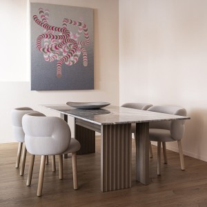 Mesa rectangular Vertical Rows Moroso – Precio Online