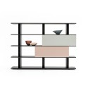 Paneles correderos librería modular Frame Shift Moroso