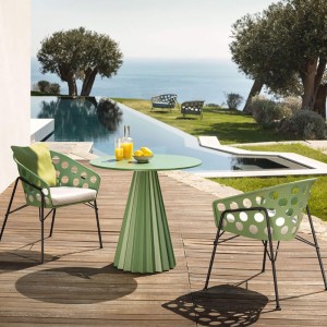 Base mesa bistrot Midj Plissé – Precios online