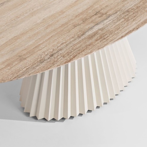 Mesa ovalada Plissé Midj – Precios ventajosos online