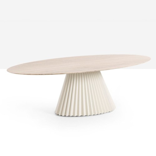 Mesa ovalada Plissé Midj – Precios ventajosos online