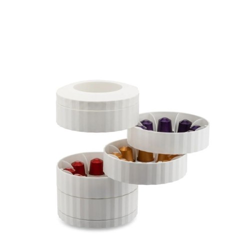 Portacápsulas Plissé Alessi | Arredare Moderno