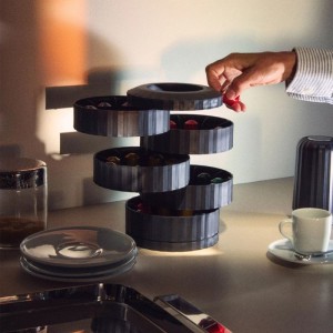 Portacápsulas Plissé Alessi | Arredare Moderno