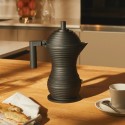 Cafetera Pulcina Alessi – versión negra | Arredare Moderno