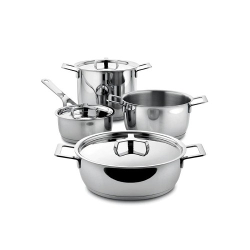 Batería de cocina Pots&Pans Alessi | Arredare Moderno