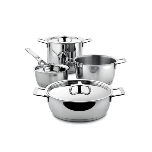 Batería de cocina Pots&Pans Alessi | Arredare Moderno