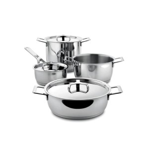 Batería de cocina Pots&Pans Alessi | Arredare Moderno