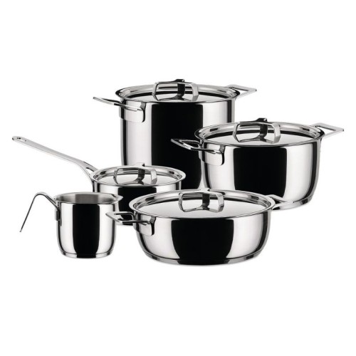 Batería de cocina Pots&Pans Alessi | Arredare Moderno