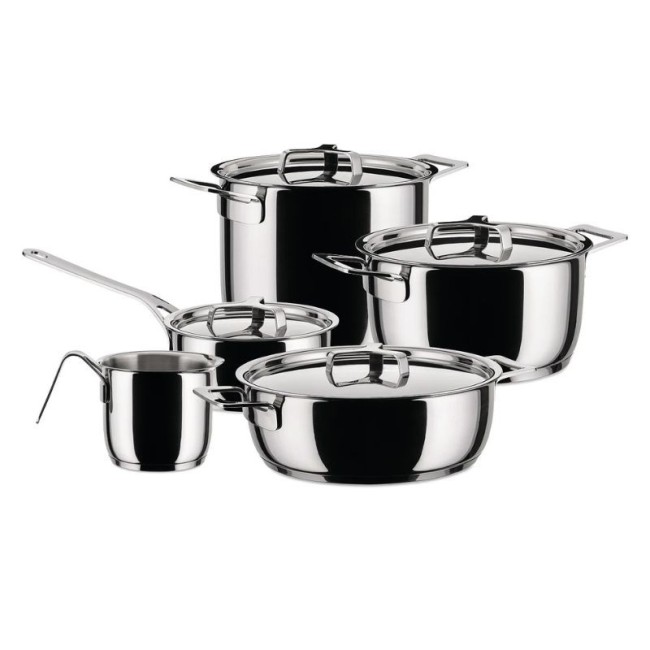 Batería de cocina Pots&Pans Alessi | Arredare Moderno