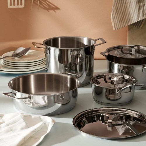 Batería de cocina Pots&Pans Alessi | Arredare Moderno