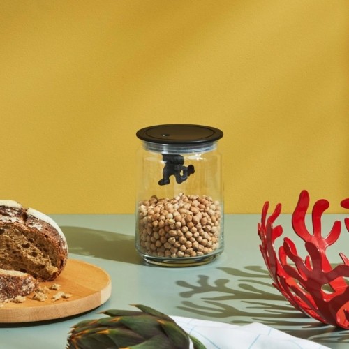 Tarro hermético Gianni a little man holding on tight Alessi