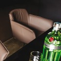 Flaminio Cattelan Italia Taburete con apoyabrazos