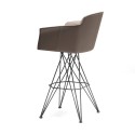 Flaminio Cattelan Italia Taburete con apoyabrazos