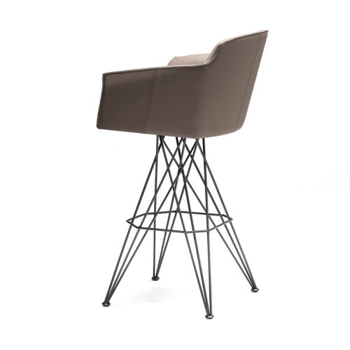 Flaminio Cattelan Italia Taburete con apoyabrazos