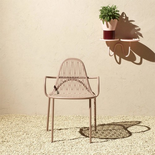 Silla Malvasia Scab con reposabrazos