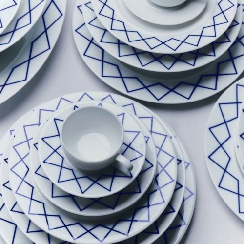 Plato de postre 4 piezas La Bella Tavola and My Beautiful China Alessi