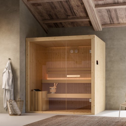 Nuvola Open Glass 1989 Sauna finlandesa