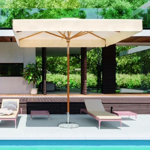 Sombrilla de jardin Dolomiti Ombrellificio Veneto madera
