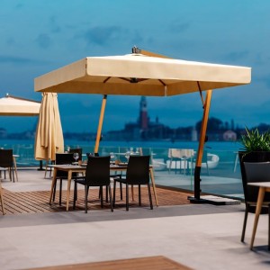 Riviera Aluwood Ombrellificio Veneto Sombrilla de jardin