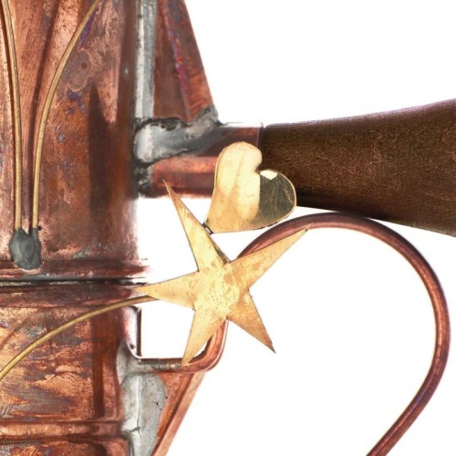 Cafetera con corazón y estrellas Alessi